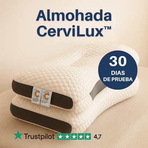Dile adiós al dolor cervical y las noches sin descanso con la almohada CerviLux™ – ¡y recibe GRATIS el gorro de gel terapéutico!